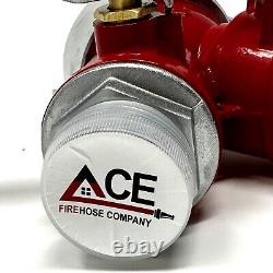 Ensemble Maison Sûre contre le Feu Comprenant 1 Tuyau d'Attaque, Robinet de Borne, Clé, Buse