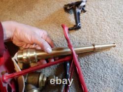 Ensemble de tuyaux d'incendie antique 1908 WD Allen MFG CO Chicago