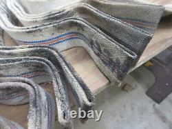 Étagère à tuyaux de pompier Allenco vintage, clé, vannes en laiton et cabinet mural