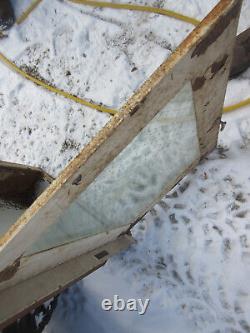 Étagère à tuyaux de pompier Allenco vintage, clé, vannes en laiton et cabinet mural