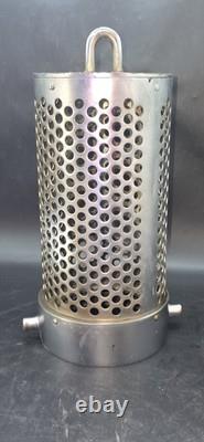 Filtre à baril en chrome pour tuyau de camion de pompiers vintage