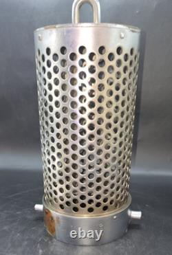 Filtre à baril en chrome pour tuyau de camion de pompiers vintage