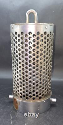 Filtre à baril en chrome pour tuyau de camion de pompiers vintage
