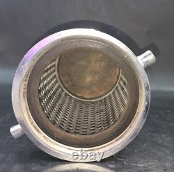 Filtre à baril en chrome pour tuyau de camion de pompiers vintage