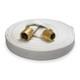Grainger Approved 1fel5 Tuyau D&rsquo;incendie, 50 Pi, Blanc, Polyester 1fel5