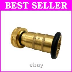 Gicleur de tuyau d'incendie en laiton ajustable et compact adapté aux pompiers et aux jardiniers