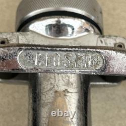 Gicleur de tuyau d'incendie vintage Akron Chrome Brass 1 -1/8 pouces