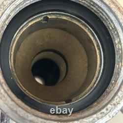 Gicleur de tuyau d'incendie vintage Akron Chrome Brass 1 -1/8 pouces