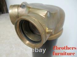 Grand Diviseur de Tuyau en Laiton Vintage pour Hydrant d'Incendie