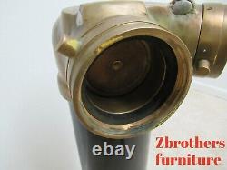 Grand Diviseur de Tuyau en Laiton Vintage pour Hydrant d'Incendie