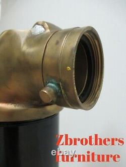 Grand Diviseur de Tuyau en Laiton Vintage pour Hydrant d'Incendie