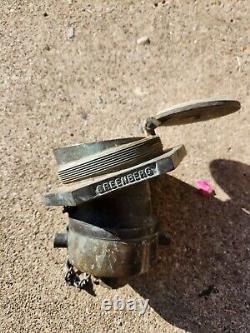 Hydrant d'incendie en laiton massif Vintage Greenberg's Sons rare de l'Overland Hotel de Reno