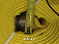 JAFLINE HD G52H25HDY100N Tuyau d'incendie, 100 pieds, Jaune, Polyester 11N870