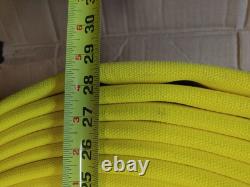 JAFLINE HD G52H25HDY100N Tuyau d'incendie, 100 pieds, Jaune, Polyester 11N870