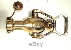 Laiton Poli Vintage Rockwood Sprinkler Co. Brouillard D'eau Nozzlefire Tuyau Marine