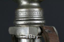 Larkin, Dayton, Oh, 1927 Vintage Brass Département Fire Hose Nozzle 29