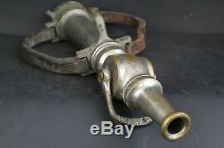 Larkin, Dayton, Oh, 1927 Vintage Brass Département Fire Hose Nozzle 29
