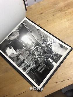 Livre de photos relié sur l'affichage de l'usine de tuyaux et de buses d'incendie Antique Pearse
