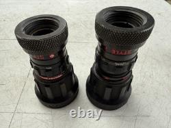 Lot de 2 buses de tuyau d'incendie Akron Brass Turbojet 1,5 NH Style 1717 (voir notes)