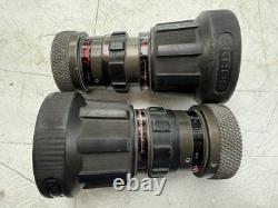 Lot de 2 buses de tuyau d'incendie Akron Brass Turbojet 1,5 NH Style 1717 (voir notes)