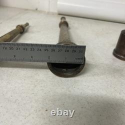 Lot de 3 buses d’incendie anciennes en laiton massif, valves, style steampunk, pompier, tuyau d’arrosage
<br/>

