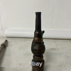Lot de 3 buses d’incendie anciennes en laiton massif, valves, style steampunk, pompier, tuyau d’arrosage


<br/>
 