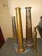 Lot De 4 Anciens Embouts De Pompe à Incendie En Laiton Vintage, Pawhatan B&t Works Et Autres