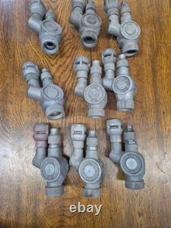 Lot de 9 buses Twin Tip S&H pour foresterie FFS avec filets NPSH 1, 3/4. D'occasion