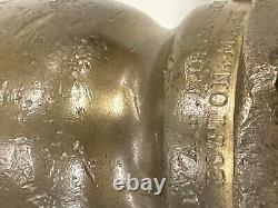 MFD par AJ Morse and Son Inc. Buse de tuyau d'incendie en laiton pour pompier. Extrêmement rare