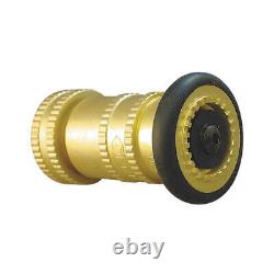 MOON AMERICAN 7171-1521 Buse d'incendie de tuyau d'arrosage, Twist, Laiton 6ANW4