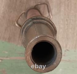 Nozzle de pompier Vintage Underwriters pour tuyau d'incendie fabriqué à Detroit en 1969, fonctionnel
