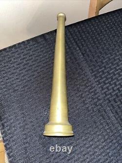 Old Early Vintage Solid Brass Fire Fighter Bose Buse