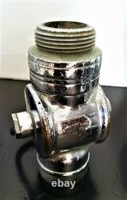 Old Fire Department Seagrave Fire Hose Nozzle Full 20 Marqued Uafd