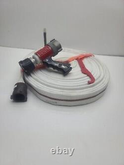 Pok 1.5 NST Slide Raccord de tuyau d'incendie avec buse de rinçage automatique +100 pieds de tuyau Pok 1.5