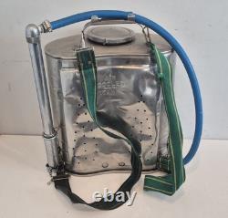 Pompe à incendie indienne D. B. Smith vintage des années 1960, 5 gallons avec tuyau et buse, Utica NY