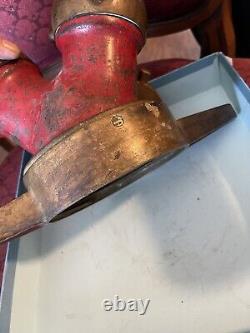 Powhatan Brass Works Vintage 6 Réducteur vers 3 Équipements Lourds de Pompiers Rares