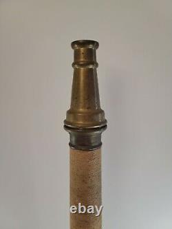 Powhatan Vintage Vtg Antique Brass Fire 30 Buzzleused In Great Condition
