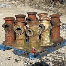 RÉCUPÉRATION DES BORNES D'INCENDIE MUELLER, Lot de 8, 23 pouces de haut, 123 lbs chacune, 1986