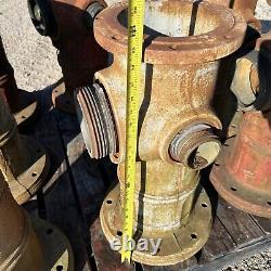 RÉCUPÉRATION DES BORNES D'INCENDIE MUELLER, Lot de 8, 23 pouces de haut, 123 lbs chacune, 1986