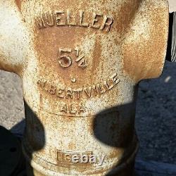 RÉCUPÉRATION DES BORNES D'INCENDIE MUELLER, Lot de 8, 23 pouces de haut, 123 lbs chacune, 1986