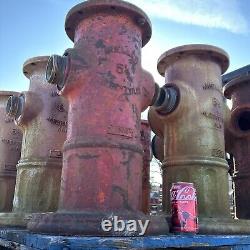 RÉCUPÉRATION DES BORNES D'INCENDIE MUELLER, Lot de 8, 23 pouces de haut, 123 lbs chacune, 1986