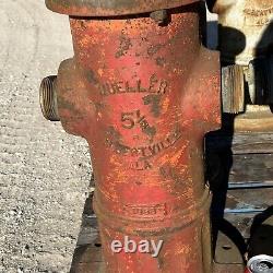 RÉCUPÉRATION DES BORNES D'INCENDIE MUELLER, Lot de 8, 23 pouces de haut, 123 lbs chacune, 1986