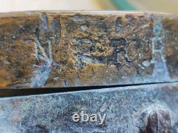 Rare Trouvaille Buse en Laiton de 31 Longs pour Tuyau d'Eau des Pompiers de Chemin de Fer