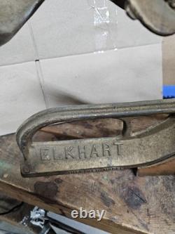 Rare commande de tuyau de camion de pompiers Elkhart Brass avec aigle