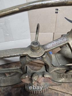 Rare commande de tuyau de camion de pompiers Elkhart Brass avec aigle