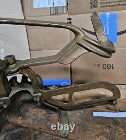 Rare commande de tuyau de camion de pompiers Elkhart Brass avec aigle