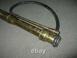 Rarement Trouvé Old Vintage Brass Aer-o-foam Fire Fighter Foam Application Nozzle
