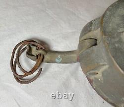 Rarissime antique en laiton PT grande buse de pompier pour tuyau d'incendie avec raccord de colonne montante