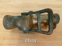 S. S. United Sates N. Y. Ocean Liner Brass Fire Hose Fognozl All Purpose Buse