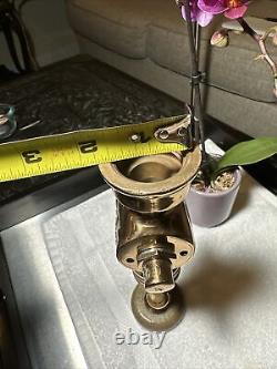 Superbe buse d'incendie en laiton massif ancienne et vintage ALFCO RARE